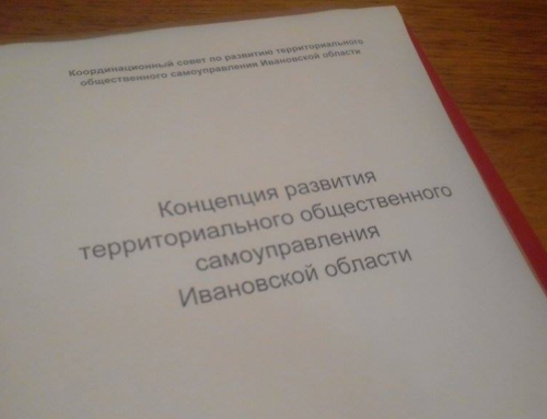 Год в жизни ТОС: концепция созрела